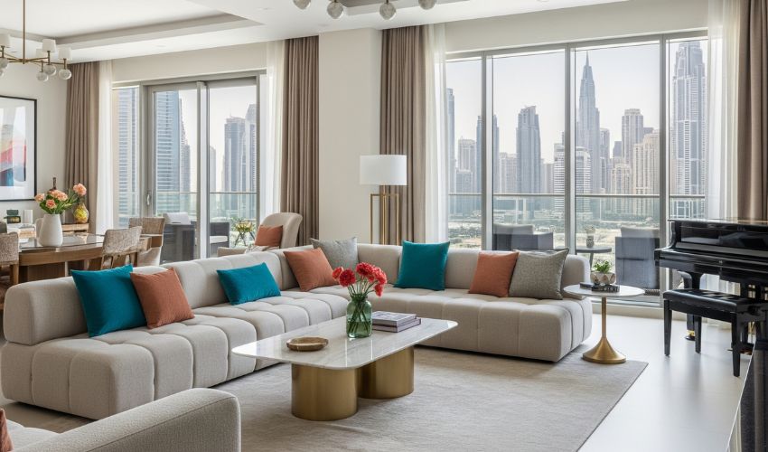 Interior of a ready-to-move-in property in Dubai.