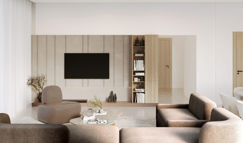 High-quality construction and luxury finishes at Sereno Residences apartments in Dubai