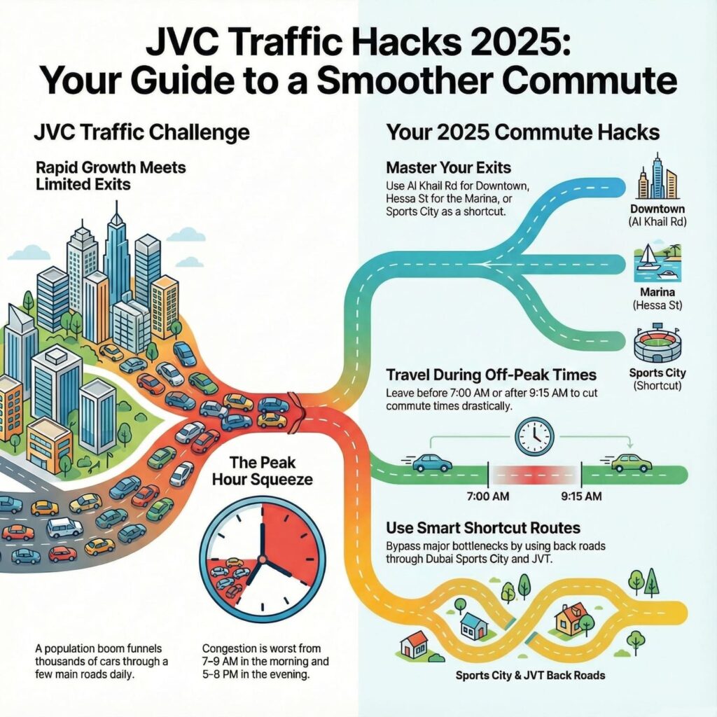 Why Does JVC Face Traffic Challenges?