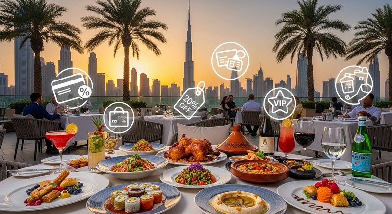 Dining discounts in Dubai available through Esaad and Fazaa loyalty programs for residents