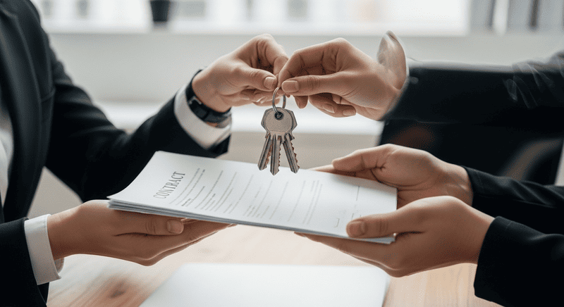 Homebuyer in Dubai finalizing property purchase with higher down payment to boost eligibility.