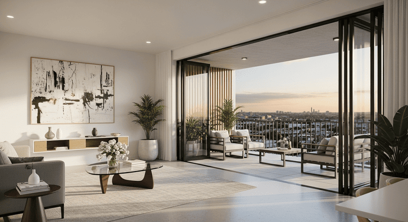 Modern apartment in Dubai ideal for first-time home buyers.