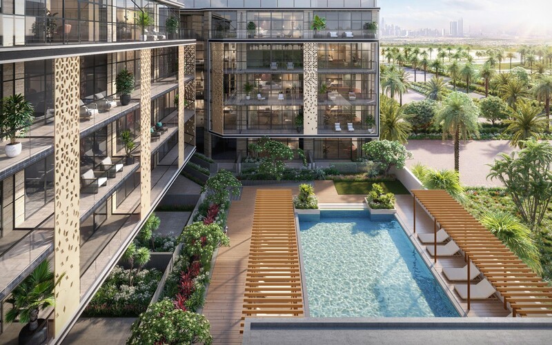 Sereno Residences JVC District 11 Dubai modern development property investment flipping benchmark quality.