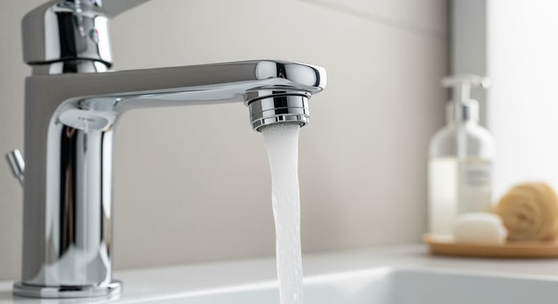 Water-saving faucet aerator Dubai DEWA bill reduction water conservation device modern bathroom fixture
